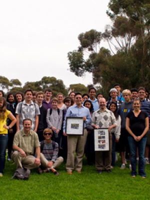 High Tech High Students - group shot on the grass.