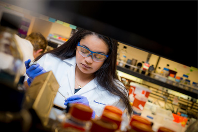 researcher in a lab