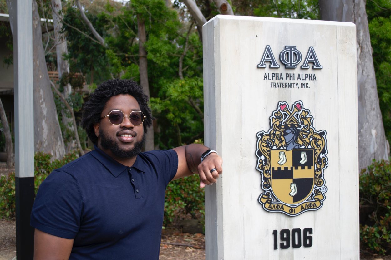 Torrell Foree at National Pan-Hellenic Council Plaza