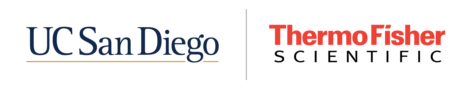 uc san diego and thermo fisher scientific co-brand logo